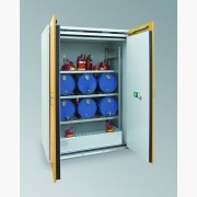 Brandschutz-Fass-Schrank für 6 x 60 l (liegend) + Kleingebinde